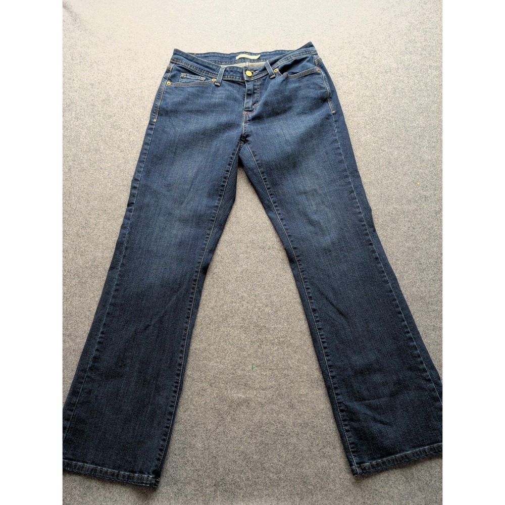 Levi's 529 Curvy Boot Cut Jeans Women's 10M W30 Dark Wash Blue Denim
